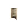 Armoire de rangement haute en résine TOOD - 3 tablettes - Taupe/écru - Charge maximale 60 kg – Image 2