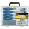 Coffret de ciseaux a bois manche ABS STANLEY - 0-16-130 - Jeu de 4 pieces – Image 3