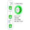 STAMP Trottinette 3 roues a balance SKIDS CONTROL roues lumineuses – Image 3