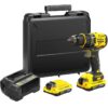 Perceuse visseuse 80 Nm Brushless Lithium 18V - 2 Batteries 2Ah - STANLEY FATMAX V20 - SFMCD720D2K-QW