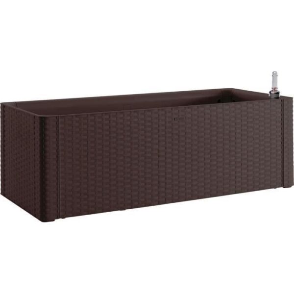 STEFANPLAST Bac a fleurs rectangulaire Natural Delux - 100x43xH33cm - 90 + 6