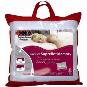 DODO Oreiller a mémoire de forme SUPRELLE MEMORY 65x65cm