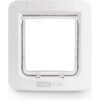 SUREFLAP Grande Chatiere a Puce électronique Connecté - Blanc - 178 mm x 170 mm (Livré sans le Hub)