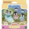 Poupée - SYLVANIAN FAMILIES - Les jumeaux Pingouin - Voiture et lunettes - Articulés – Image 2