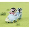 Poupée - SYLVANIAN FAMILIES - Les jumeaux Pingouin - Voiture et lunettes - Articulés – Image 3