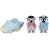 Poupée - SYLVANIAN FAMILIES - Les jumeaux Pingouin - Voiture et lunettes - Articulés – Image 4
