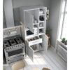 Buffet de cuisine - Blanc brillant - Contemporain - 3 portes - ECO - L 80 x P 40 x H 178 cm – Image 5
