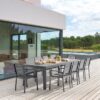 Table de jardin extensible sur 1 côté - Aluminium - 180/240 x 100 x 76 cm – Image 6