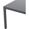 Table de jardin 6 personnes - Structure aluminium - Plateau verre trempé fixé par ventouses - L 160 x H 72 x P 90 cm – Image 4