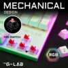 Pack Gamer 2 en 1 - The G-Lab - COMBO MERCURY - Souris Filaire - Clavier TKL Mécanique (Switch Rouge) – Image 2
