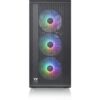 Boîtier PC - THERMALTAKE - S200 TG ARGB (Noir) - Moyen tour - Format ATX - Sans alimentation – Image 2