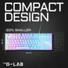 Clavier Gamer - The G-Lab - KEYZ CAESIUM TKL - RGB - Filaire - 100% Personnalisable - Azerty - Noir – Image 2