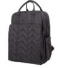 Sac a langer - TINEO- Forme sac a dos - Matelassé - Noir – Image 2