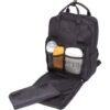 Sac a langer - TINEO- Forme sac a dos - Matelassé - Noir – Image 4