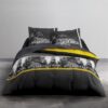 TODAY Alex Parure de lit Coton 2 personnes - 220 x 240 cm - Imprimé Jaune – Image 3
