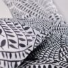 Parure de lit 2 personnes -TODAY - 260x240 cm - 100% Coton - Noir et Blanc – Image 3