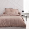 Drap housse TODAY Essential - 140 x 190 cm - 2 personnes - 100% Coton uni - Rose des sables – Image 2