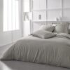 Drap housse TODAY Essential - 140 x 200+30 cm - 2 personnes - 100% Coton uni - Dune – Image 2