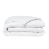 Housse de couette TODAY Essential - 140 x 200 cm - 1 personne - 100% Coton uni - Craie – Image 3