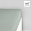 Drap housse TODAY Essential - 140 x 190+25 cm - 1 personne - 100% Coton jersey - Celadon – Image 3