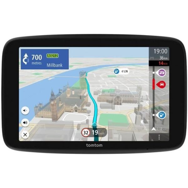 Navigateur GPS - TOM TOM - GO Camper Max 7 - Nouvelle génération - 7 - Cartographique mondiale