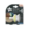 Sucette Tommee Tippee Closer to Nature Nuit Fluorescente 0-6m Lot de 2 - Silicone - Rose – Image 2