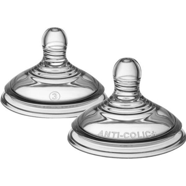 Tommee Tippee Tétine Anti-Colique Avancé Débit Rapide Lot de 2