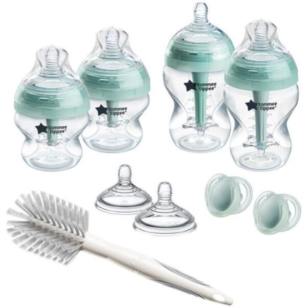 Coffret biberons - TOMMEE TIPPEE - Anti-colique Avancé - 4x biberons 150 ml / 260 ml - 2x tétines - Anti-colique - Nouveau-né