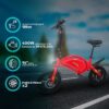Draisienne électrique - URBANGLIDE - BIKE 140 RED - 36V - 350W - Pneus 14 - Autonomie 18KM - Vitesse max 25KM/h – Image 2
