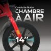 Draisienne électrique - URBANGLIDE - BIKE 140 RED - 36V - 350W - Pneus 14 - Autonomie 18KM - Vitesse max 25KM/h – Image 5