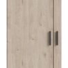 Armoire VEGA - Décor Gris anthracite - 2 portes + 3 tiroirs -  L 98,5 x P 49,6 x H 200,4 cm – Image 6