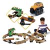 Circuit de course en carton - VTECH - CAR-BOARD RACERS - DINO ADVENTURE - 5 ans + - Marron – Image 2