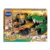 Circuit de course en carton - VTECH - CAR-BOARD RACERS - DINO ADVENTURE - 5 ans + - Marron – Image 4