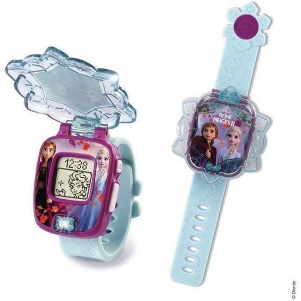 Montre-Jeu Interactive VTECH La Reine des Neiges 2 d'Elsa - Pour Enfant de 3 a 7 ans - Garantie 2 ans