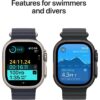 Apple Watch Ultra 2 GPS + Cellular - 49mm - Boîtier Black Titanium - Bracelet Black Titanium Milanese Loop - M – Image 5