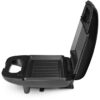 Appareil a croque-monsieur 4 en 1 WEASY - JOY600 - 4 plaques interchangeables - 750W - Noir/Inox – Image 4