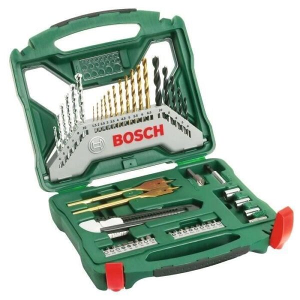 Set mixte vissage-perçage Bosch - Coffret X-Line Titane de forets et d'embouts de vissage