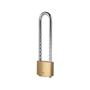 Cadenas laiton - YALE - Y110B/50/155/1 - 50 mm - Anse XL acier cémenté - 3 clés - Pour chaînes