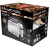 Grille-pain RUSSELL HOBBS Adventure - Contrôle brunissage, chauffe viennoiserie - Acier brossé – Image 5