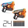 Pack Blasters - ZURU - XSHOT Skins Griefer 2PK - Blasters a canon rotatif avec tir a 27 metres et 24 fléchettes incluses – Image 2
