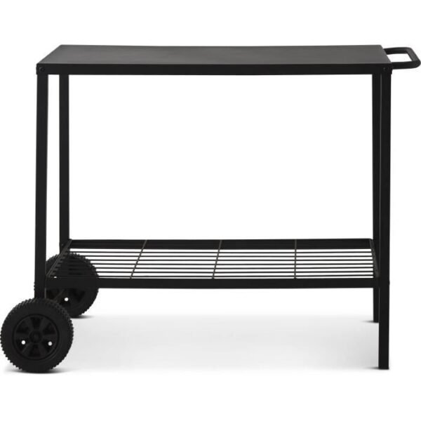 Chariot pour plancha en acier BRASERO - 100 cm - 2 roulettes