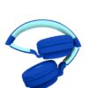 Casque lumineux pliable Bluetooth et filaire avec un design 3D de l'univers de Stitch avec limitation du volume