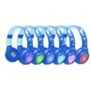 Casque lumineux pliable Bluetooth et filaire avec un design 3D de l'univers de Stitch avec limitation du volume – Image 3