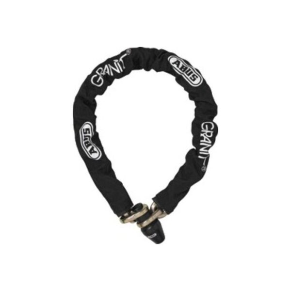 Antivol de chaîne monobloc - ABUS - 1480/120 - Maillons 14 mm - Gainage tissu - Cylindre XPlus