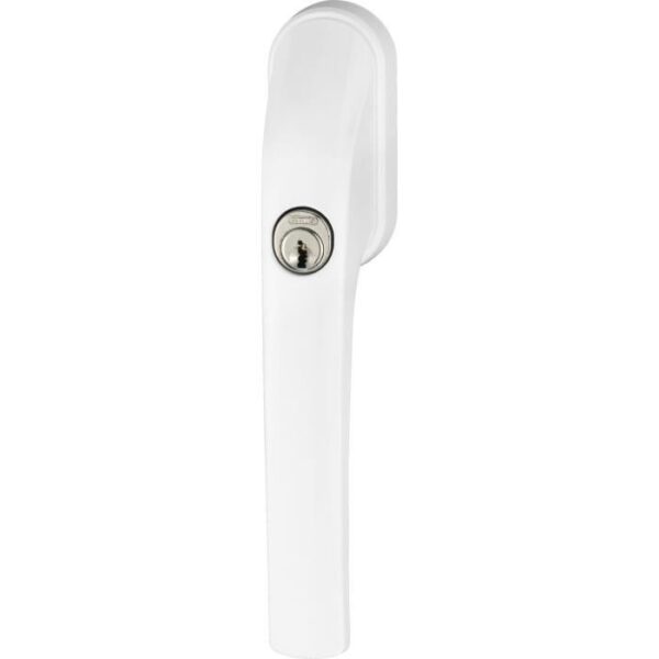 Poignée de fenetre - ABUS - FG300 W CL/DFNLI - Double protection - Testée DIN 18267 - Blanc