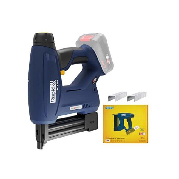 RAPID - BTX553 - Agrafeuse a batterie 18V, pour agrafes n°53/8-20mm et clous n°8/15-20mm - Boîte sans batterie - (5001509)