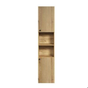 PureBliss armoire haute pour salle de bain chene décor.