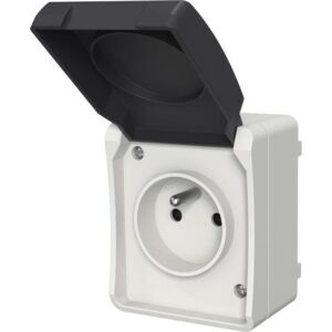 Prise double étanche - Aquatop - Ref. 9673 - IP54 - Pret a poser - Monophasé