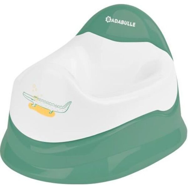 Badabulle Pot d'apprentissage avec cuvette amovible, Antidérapant, Assise ergonomique