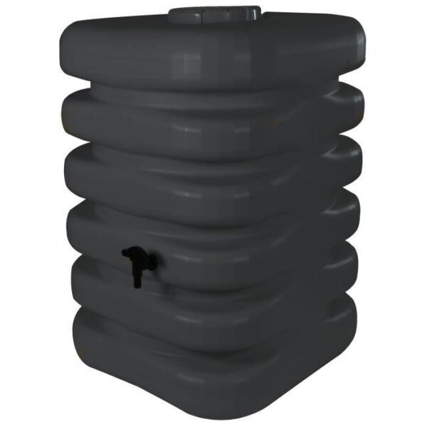 Récupérateur d'eau - BELLI - Cubique - 350 litres - Anthracite